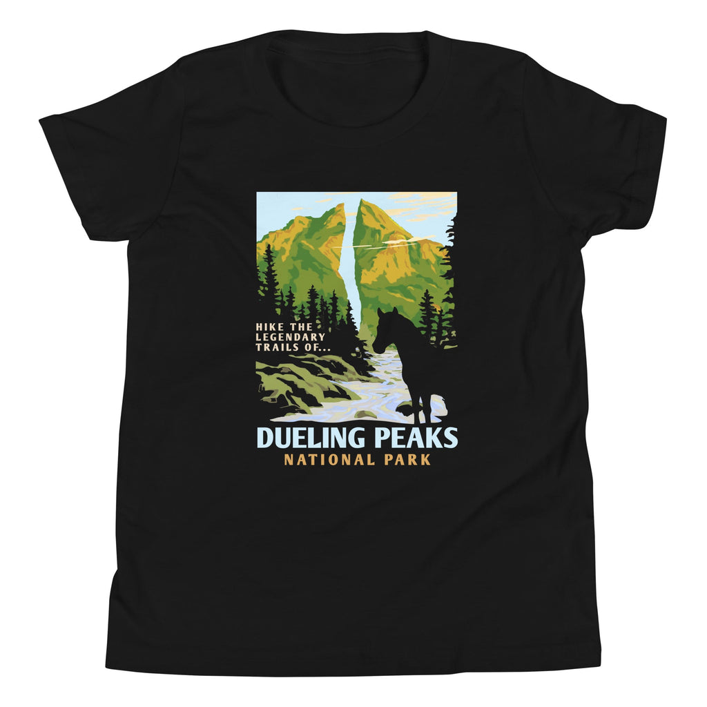 Dueling Peaks National Park Kid's Youth Tee product image 2