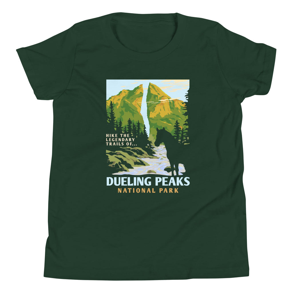 Dueling Peaks National Park Kid's Youth Tee product image 1