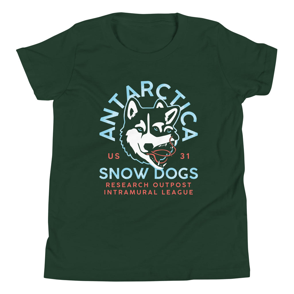Antarctica Snow Dogs Kid's Youth Tee product image 4