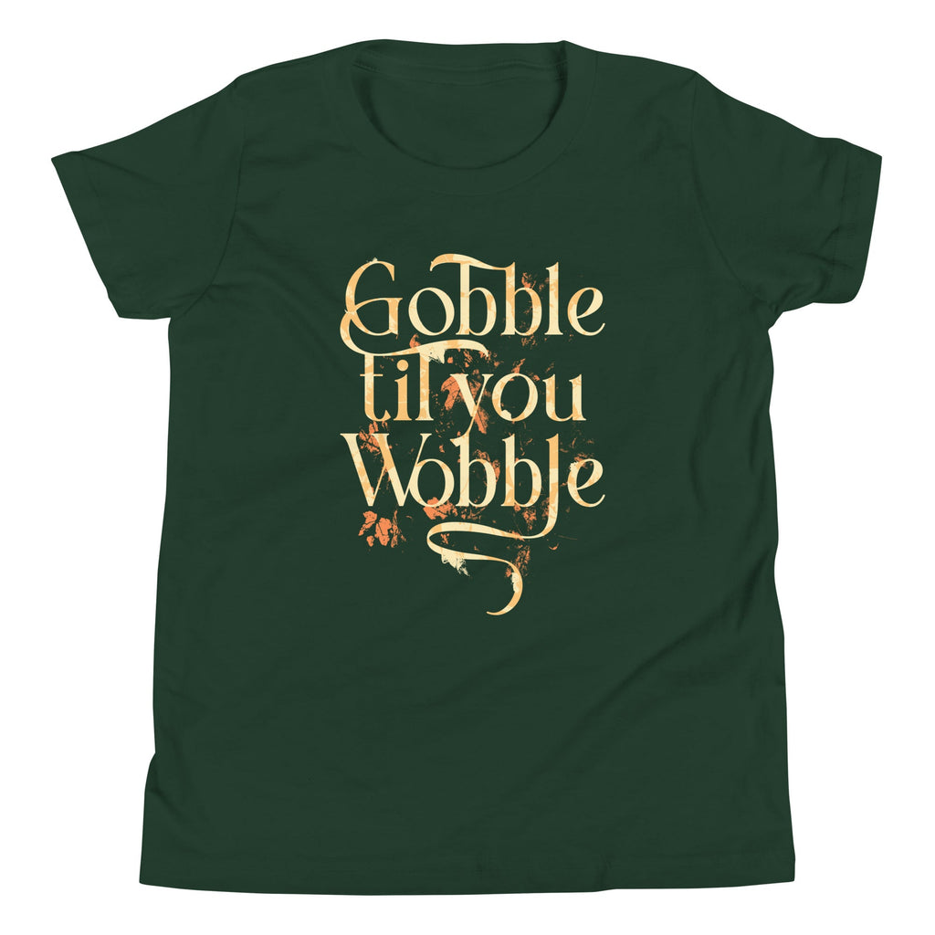 Gobble Til You Wobble Kid's Youth Tee product image 4