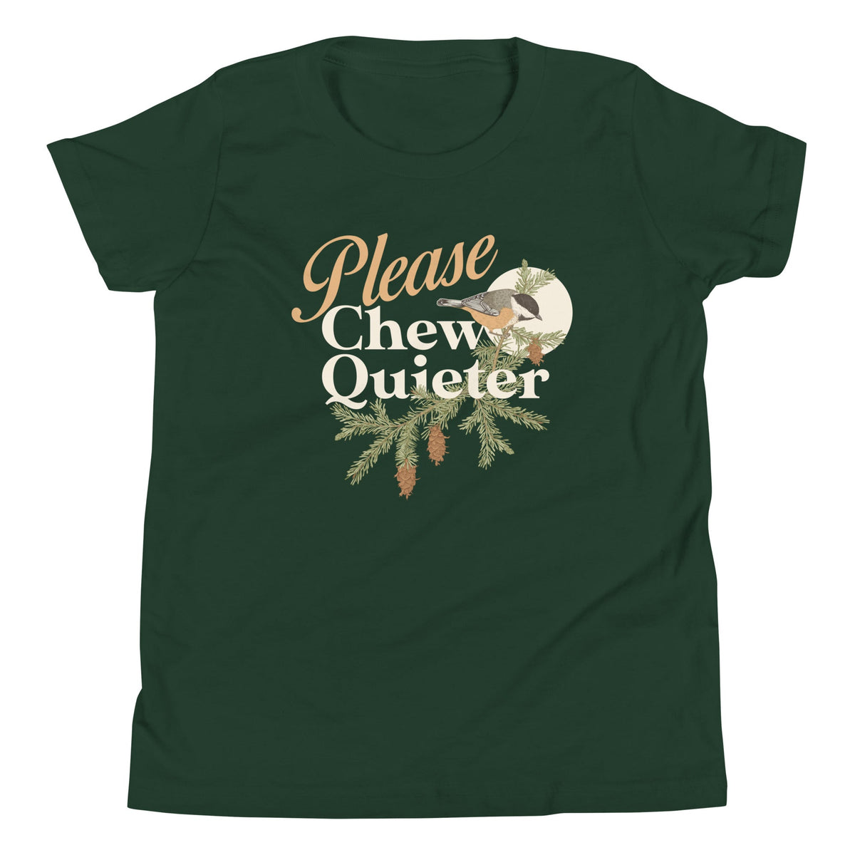 Please Chew Quieter Kid's Youth Tee product image 1