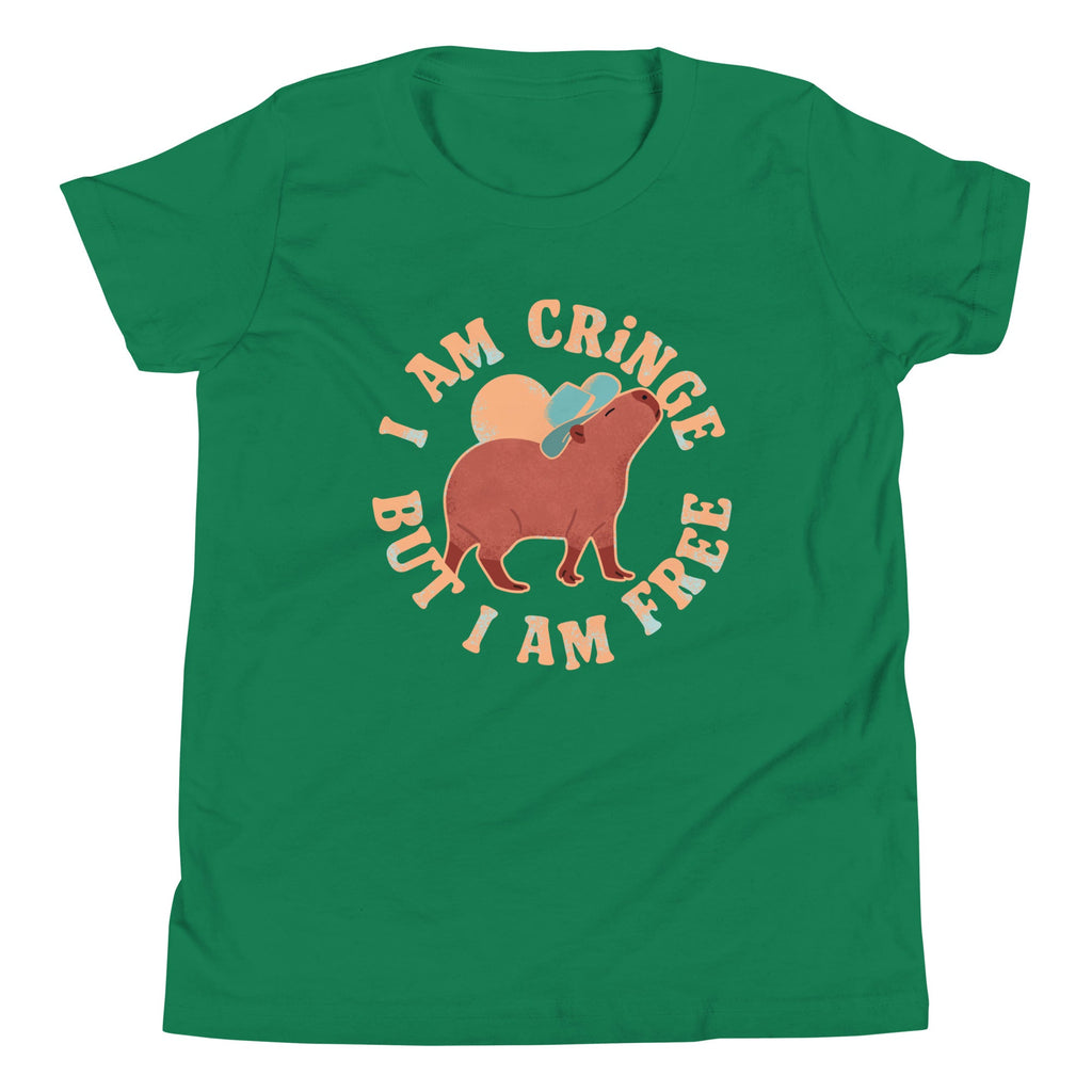 I Am Cringe But I Am Free Kid's Youth Tee product image 6
