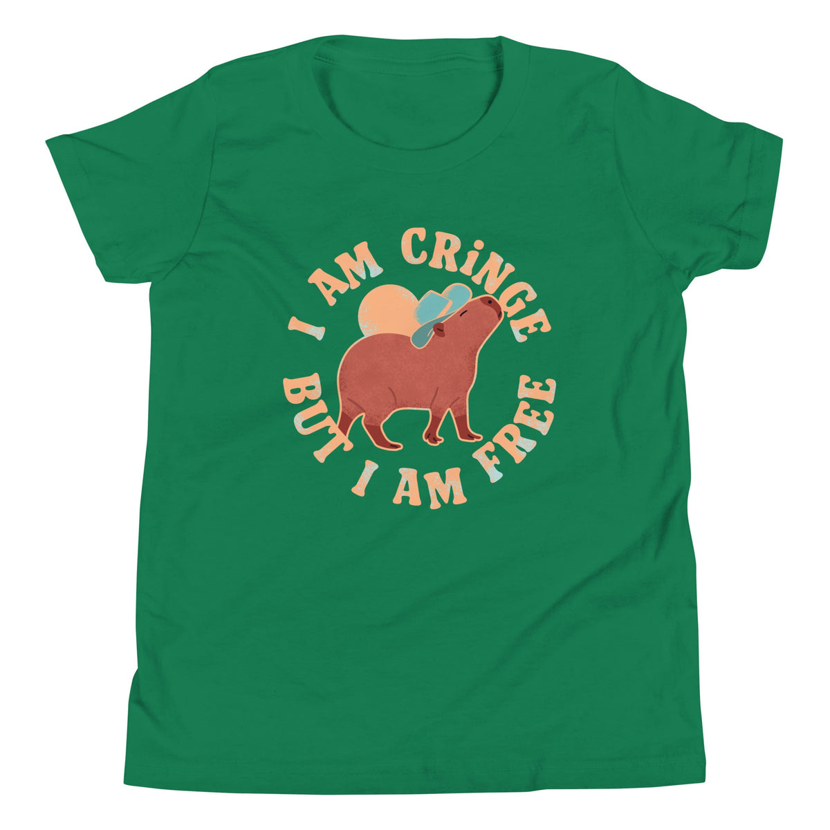 I Am Cringe But I Am Free Kid's Youth Tee product image 6