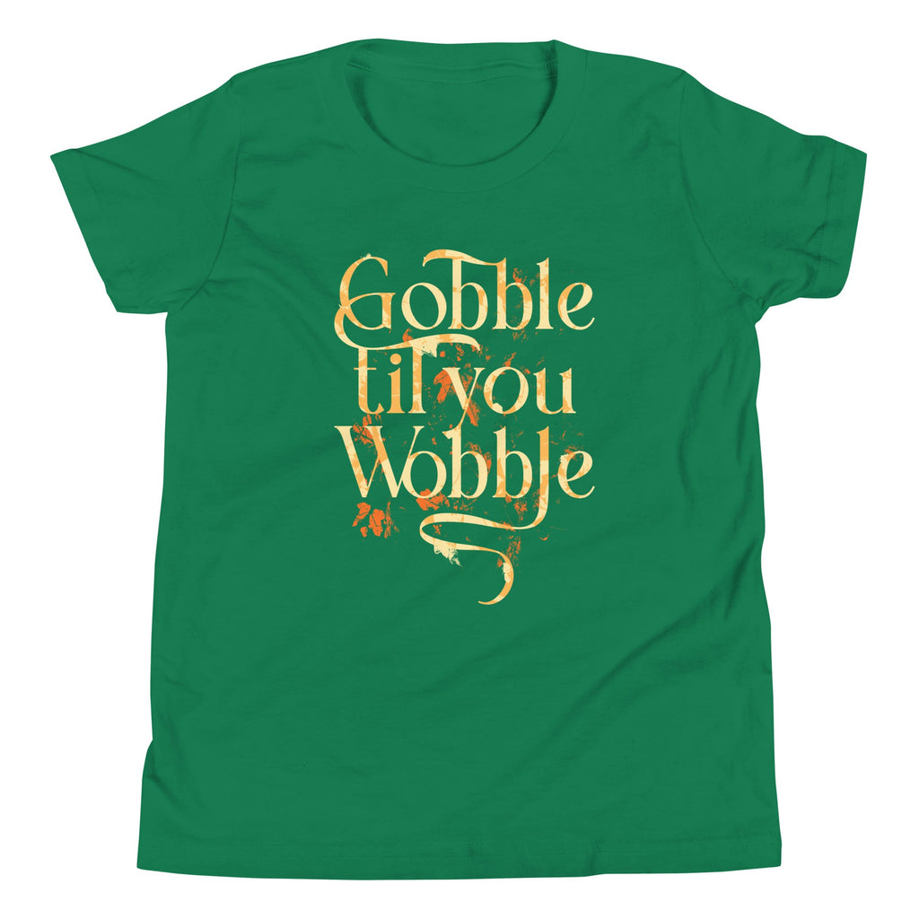 Gobble Til You Wobble Kid's Youth Tee product image 6