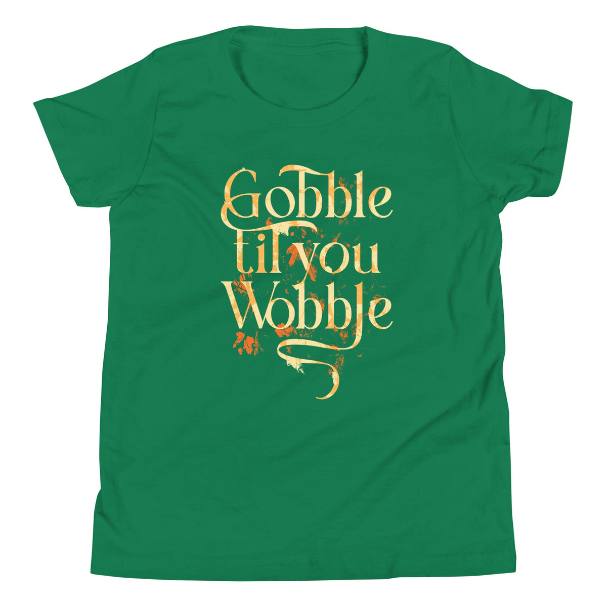 Gobble Til You Wobble Kid's Youth Tee product image 6