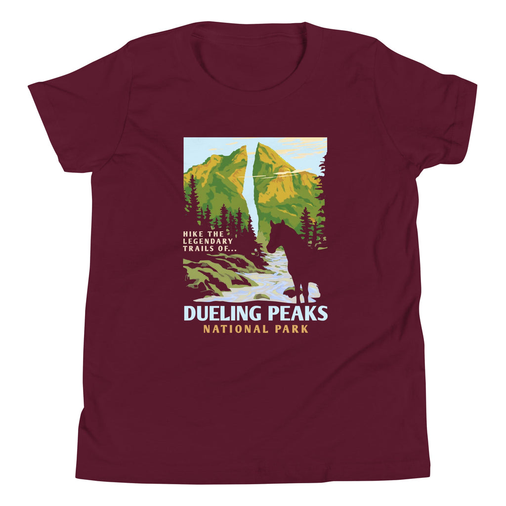 Dueling Peaks National Park Kid's Youth Tee product image 4