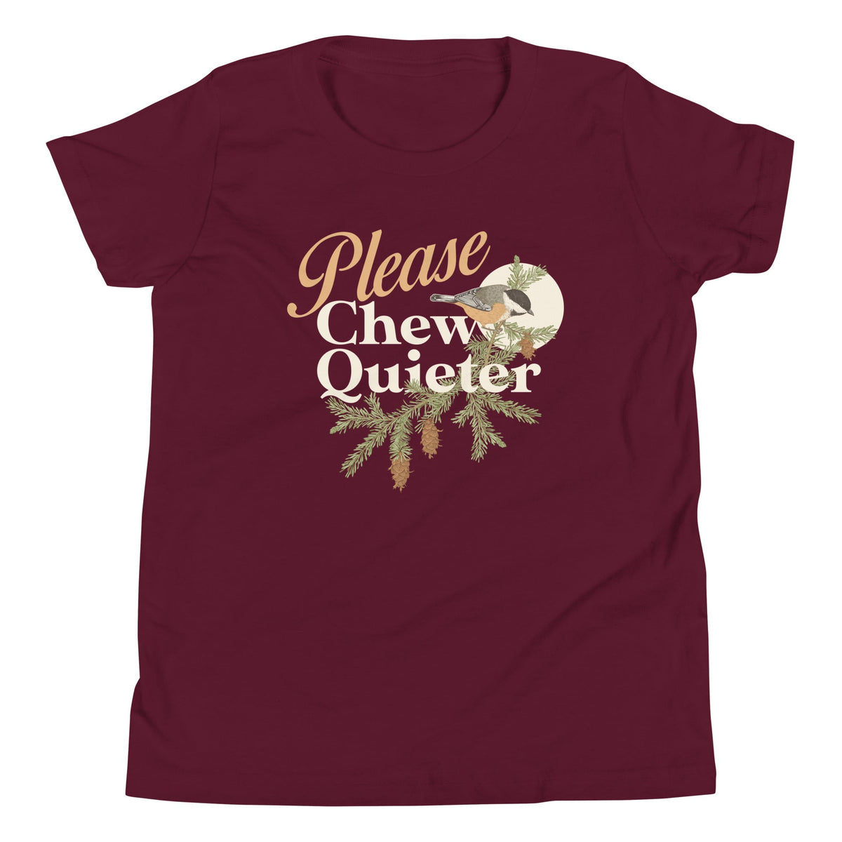 Please Chew Quieter Kid's Youth Tee product image 4