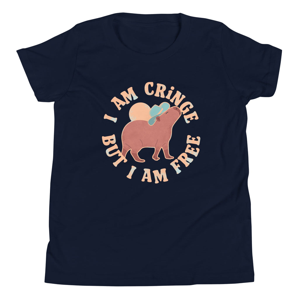 I Am Cringe But I Am Free Kid's Youth Tee product image 1
