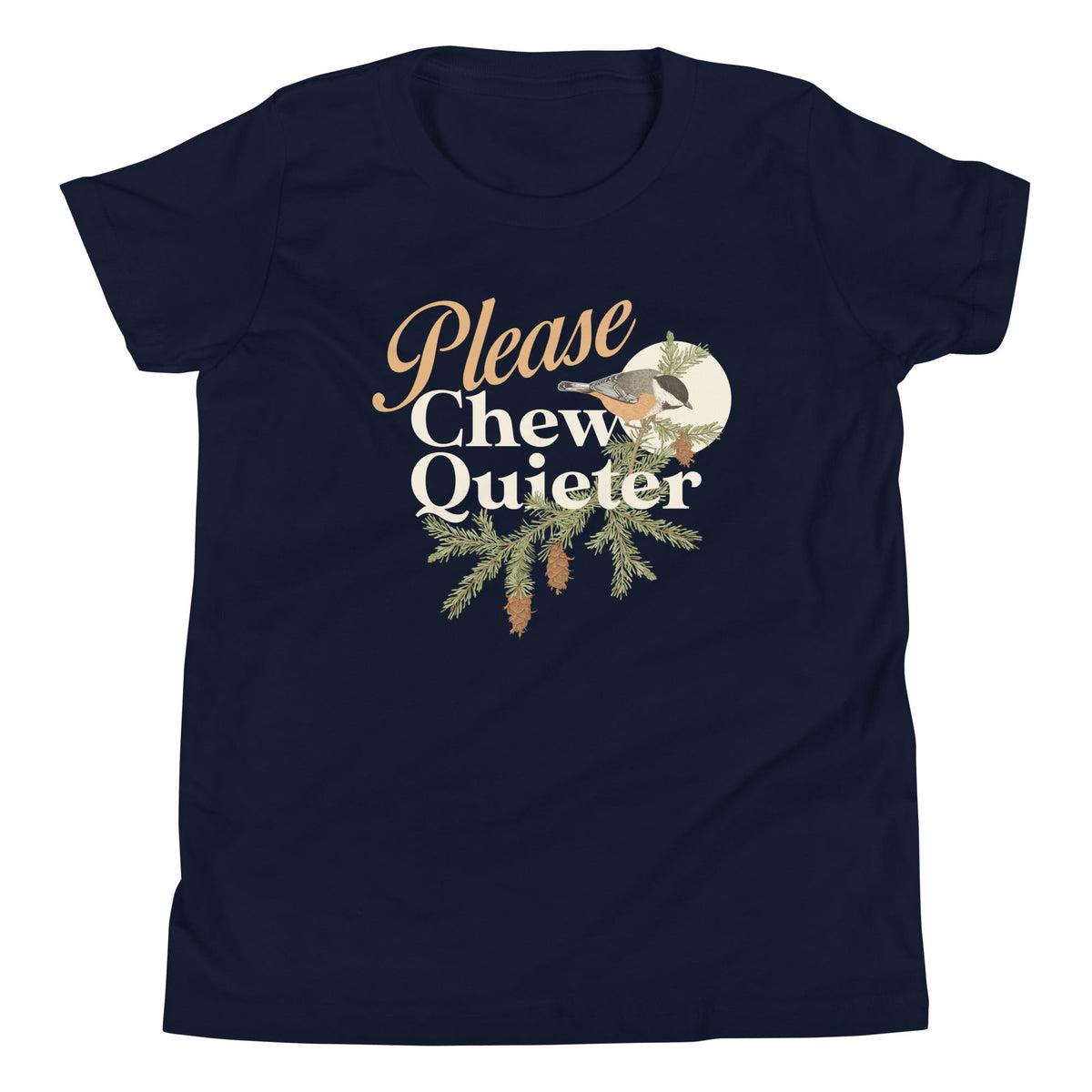 Please Chew Quieter Kid's Youth Tee product image 3
