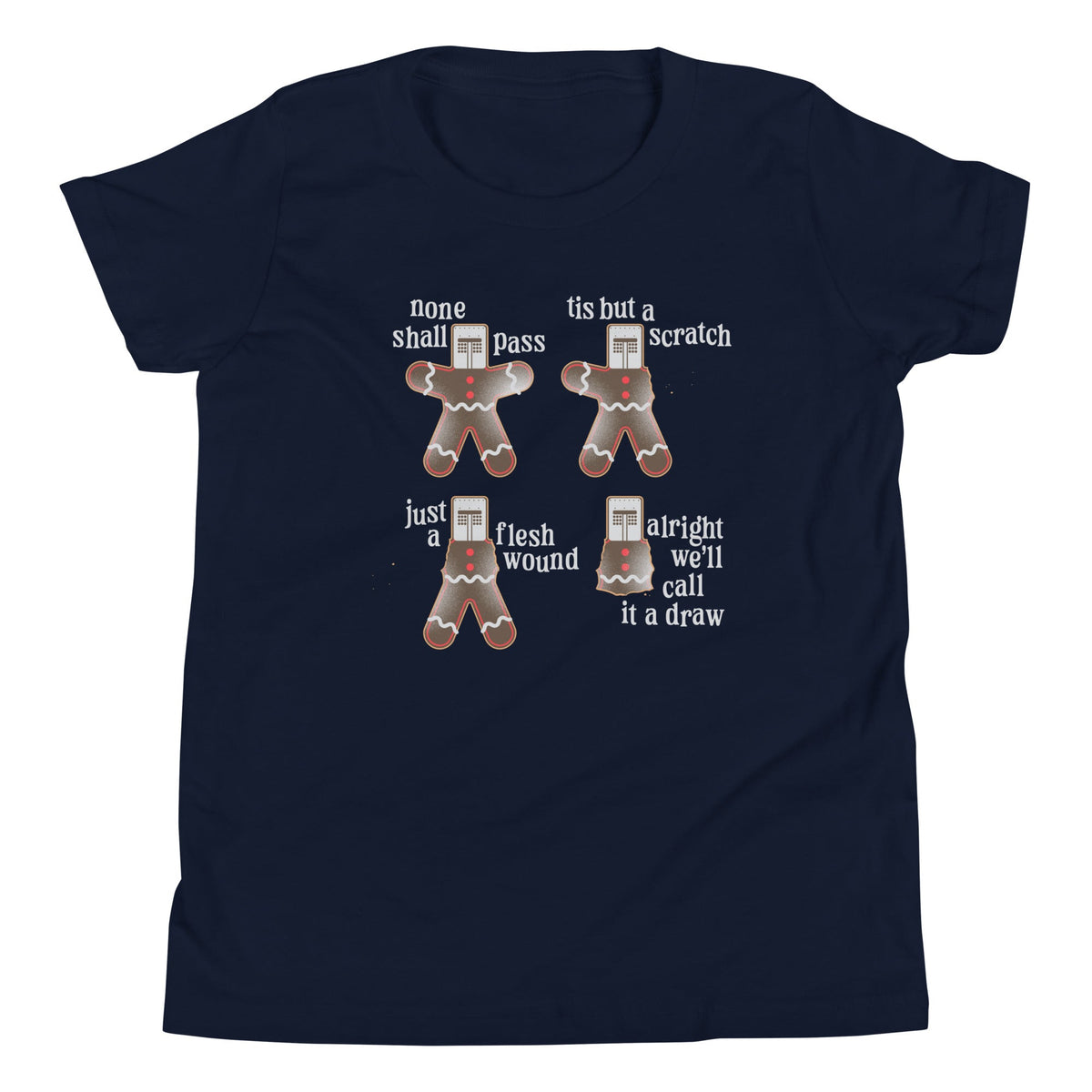 Alright We'll Call It A Draw Gingerbread Kid's Youth Tee product image 2