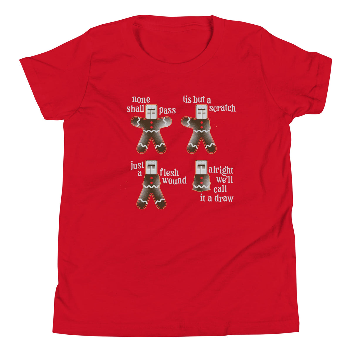 Alright We'll Call It A Draw Gingerbread Kid's Youth Tee product image 3