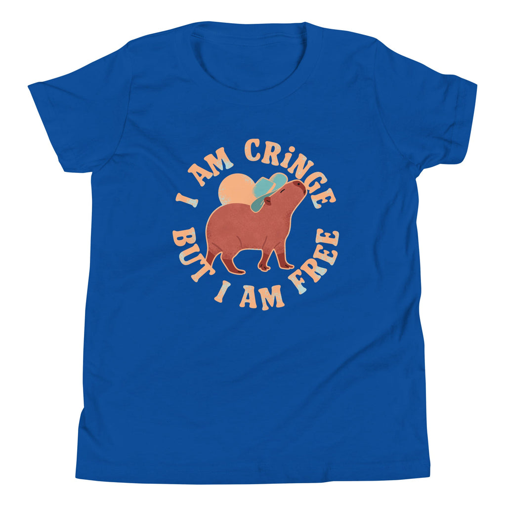 I Am Cringe But I Am Free Kid's Youth Tee product image 5