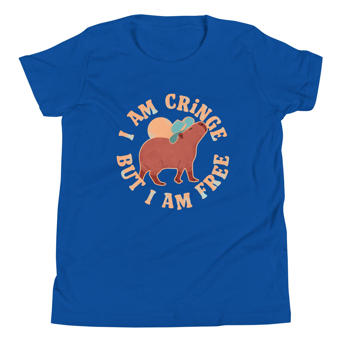 I Am Cringe But I Am Free Kid's Youth Tee product image 5